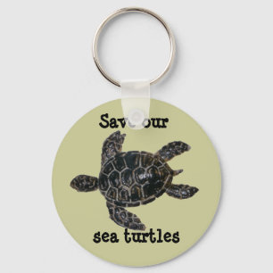 Save and Protect Sea Turtles Key Ring
