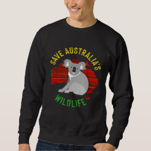 Save Australias Wildlife Koala Sweatshirt