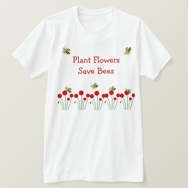 Save Bees T-Shirt (Design Front)