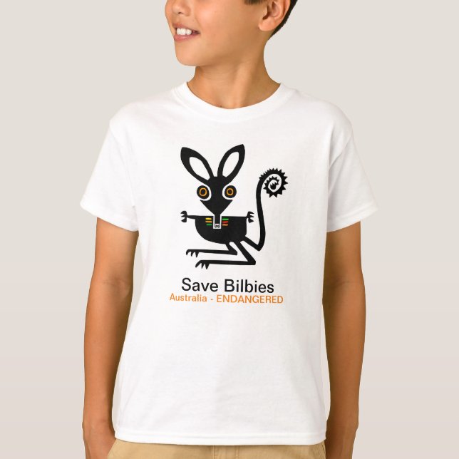Save BILBIES - Australia - Animal graphic - T-Shirt (Front)