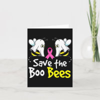 Save Boo Bees Fun Breast Cancer Awareness Hallowee