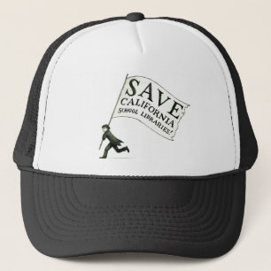 Save CA School Libraries Merchandise Trucker Hat
