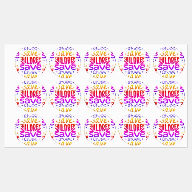 Save Children, Save Lives (Sheet)