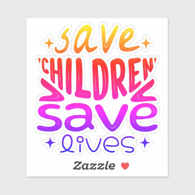 Save Children, Save Lives (Sheet)