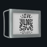 Save Children, Save Lives Belt Buckle<br><div class="desc">Show your support for a noble cause with our design "Save Children,  Save Lives" This heartfelt design carries a strong message,  advocating for protection of children and human lives wherever they are.</div>