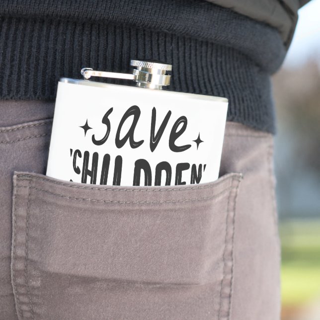 Save Children, Save Lives Hip Flask (In Situ)