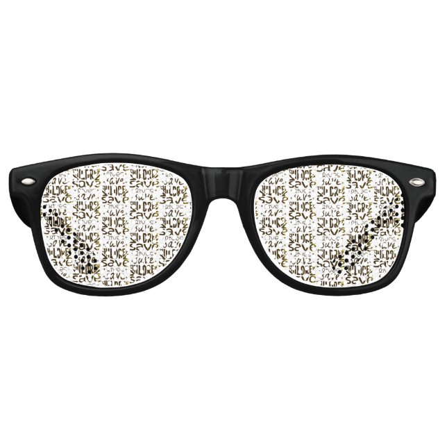 Save Children, Save Lives Retro Sunglasses (Front)