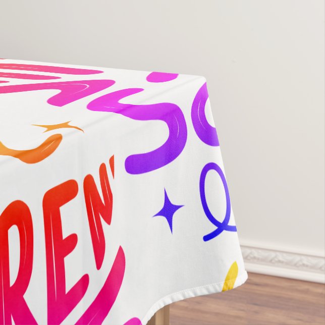 Save Children, Save Lives Tablecloth (In Situ)