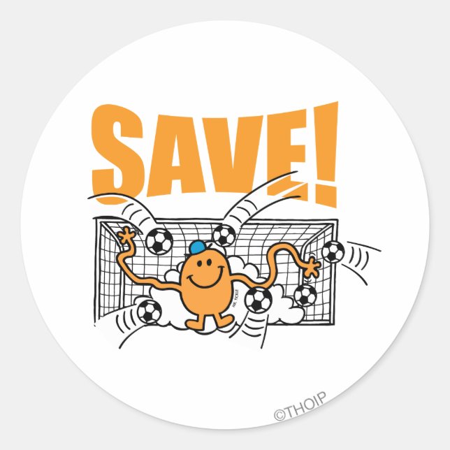 Save! Classic Round Sticker (Front)