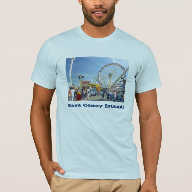 Save Coney Island! Adult T-shirt (Front)