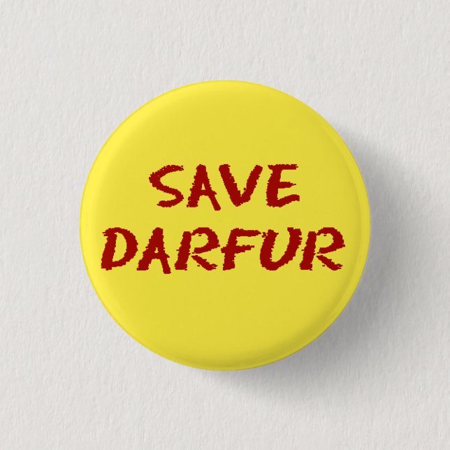 Save Darfur Mini Button (Front)
