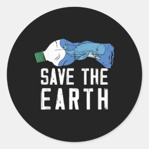 Save Earth Animal Welfare Environmental Protection Classic Round Sticker