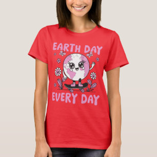 Save Earth Axolotls Live Here Cute Environment T-Shirt