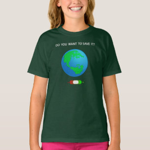 save earth,earth,save earth drawing,save earth T-Shirt