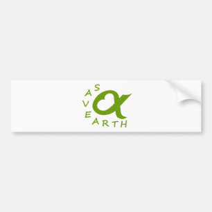 save earth planète bumper sticker