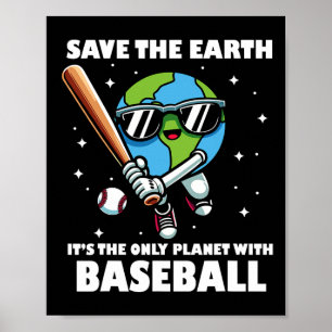 Save Earth Sell Design Funny Earth Day Sports  Poster