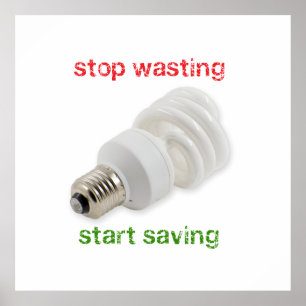 Save energy poster