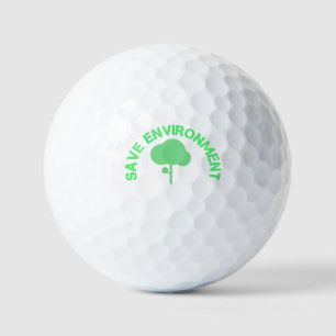 SAVE ENVIRONMENT GOLF BALLS