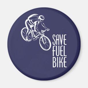 Save Fuel Biking Magnet