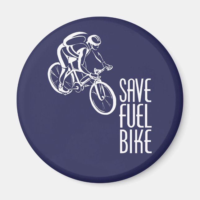 Save Fuel Biking Magnet (Front)