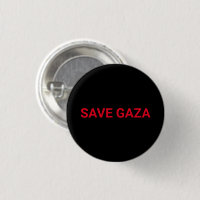 Save Gaza black red custom text minimalist