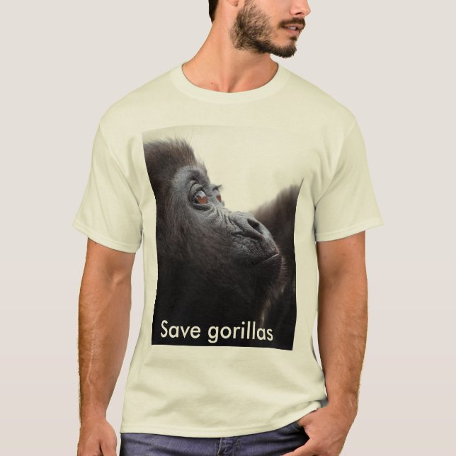 Save gorillas T-Shirt (Front)