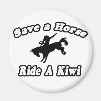 Save Horse, Ride Kiwi Magnet