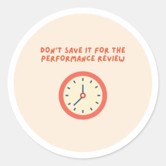 save it for perfomance review - sticker