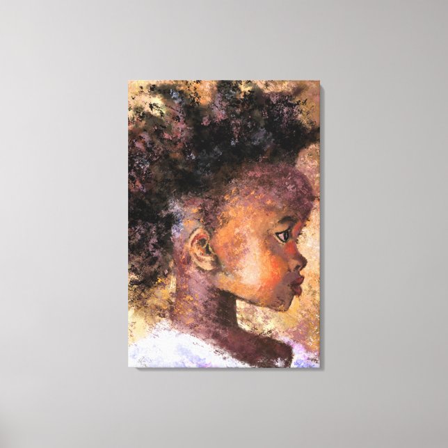 Save Kids Canvas Print Peace - Art Painting (Front)