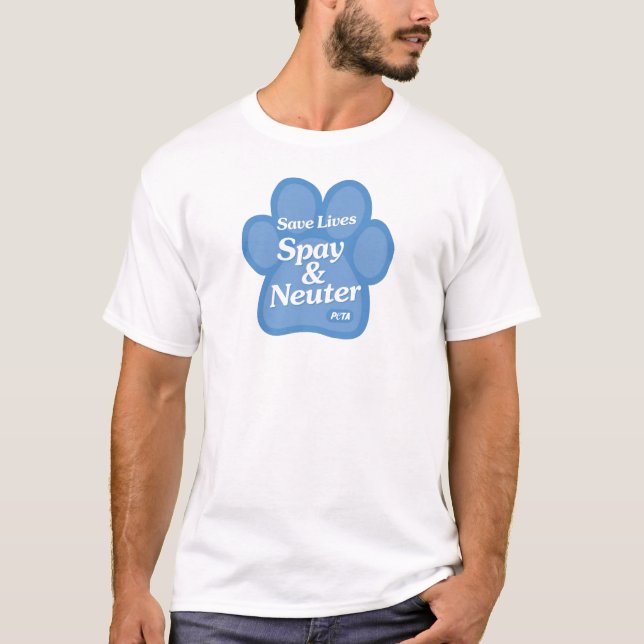 Save Lives, Spay & Neuter Shirt (Front)