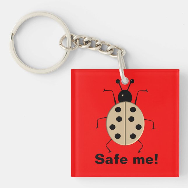 Save me,nature conservancy,personalised key ring (Front)