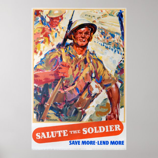 Save More, Reprint of British wartime poster. Poster (Front)