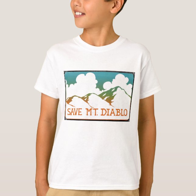 Save Mount Diablo Kids T-Shirt (Front)