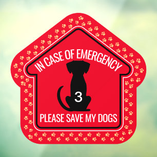 Save My Dogs Safety Alert Custom First Responder 
