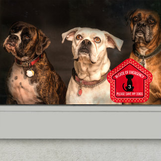 Save My Dogs Safety Alert Custom First Responder