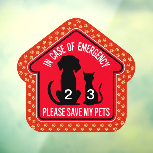 Save My Pet Safety Alert Custom First Responder 