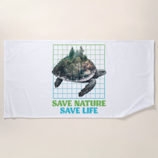 Save Nature protected species Environment Beach Towel