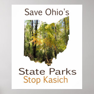 Save Ohio's State Parks Poster