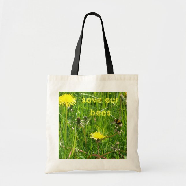 save our bees Tote bag (Front)