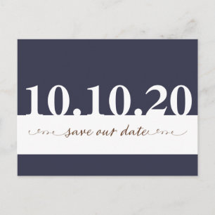 Save our BIG Date Wedding Postcard