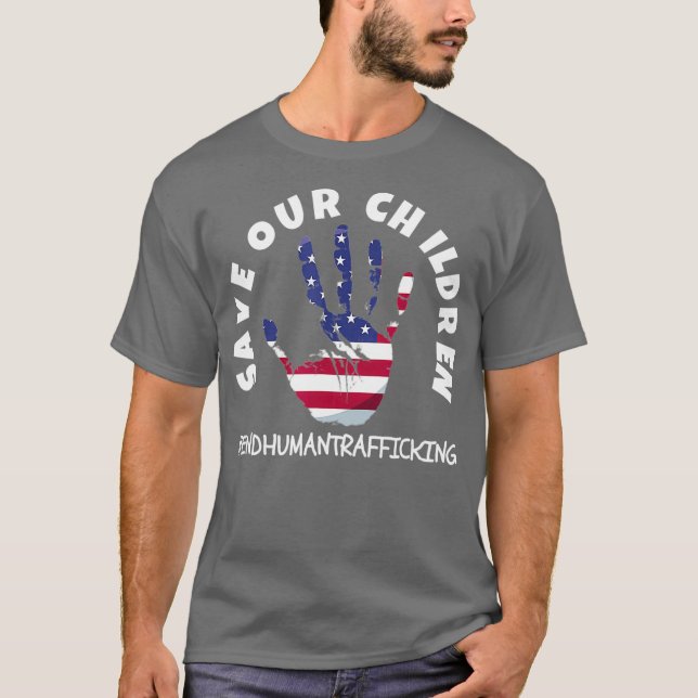 Save Our Children for Patriots T-Shirt (Front)