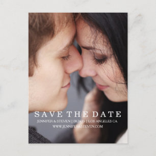 SAVE OUR DATE   SAVE THE DATE ANNOUNCEMENT POSTCARD