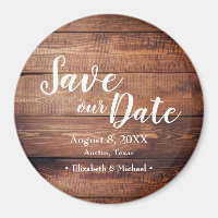 Save our date Wood Print Wedding Favour