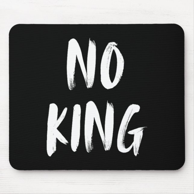 Save Our Democracy No Kings In America Statement  Mouse Pad (Front)