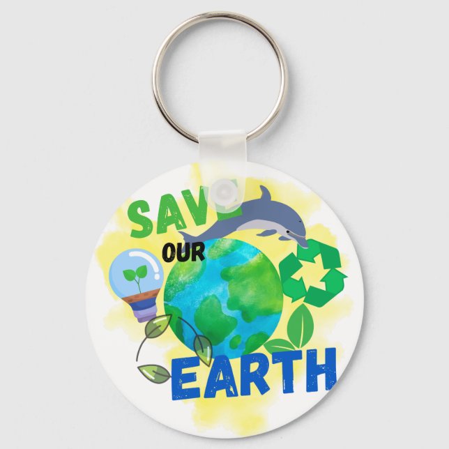 Save Our Earth Key Ring (Front)
