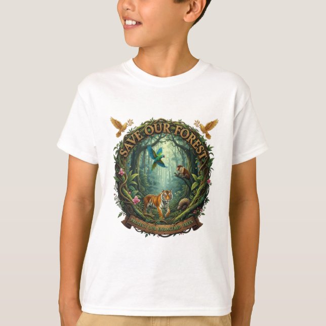 SAVE OUR FOREST T-Shirt (Front)