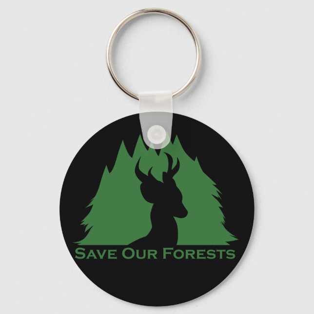 Save Our Forests Key Ring (Front)