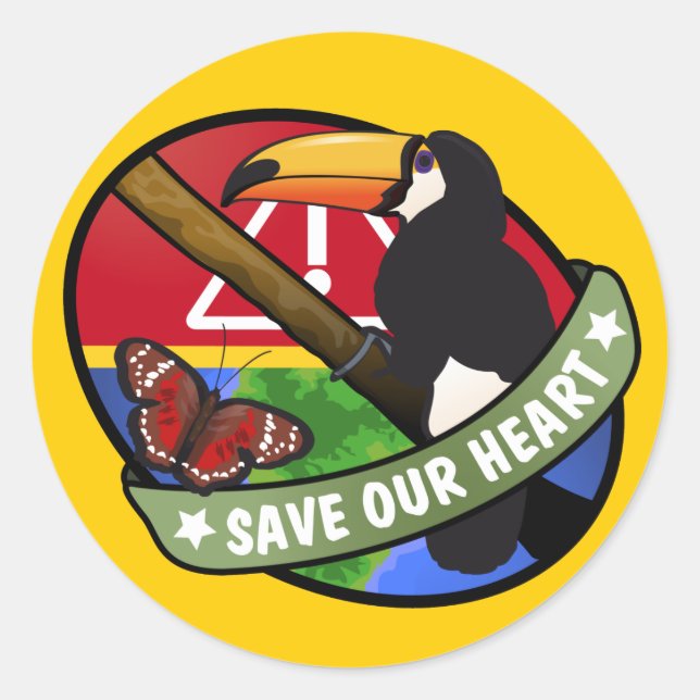 Save Our Heart Sticker (Front)
