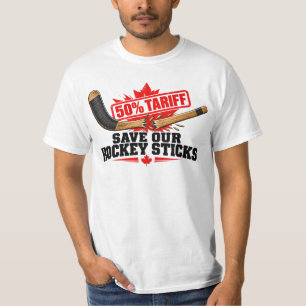Save Our Hockey Sticks Canada 50% Tariff Broken  T-Shirt