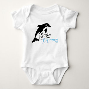 Save our Oceans Baby Bodysuit
